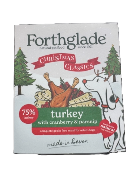 Forthglade Christmas Turkey, Cranberry & Parsnip Dinner